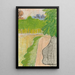 Straatlandschap met bomen - Édouard Vuillard — ingelijst kunstwerk aan de muur