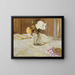 Rozen in een glazen vaas - Édouard Vuillard — ingelijst kunstwerk aan de muur