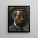 Zelfportret op 21-jarige leeftijd - Édouard Vuillard — ingelijst kunstwerk aan de muur