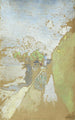Sentier aan de rand van de zee Vasouy - Édouard Vuillard — weergave van het kunstwerk