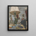 Onder De Grote Lamp Saint-Jacut - Édouard Vuillard — ingelijst kunstwerk aan de muur