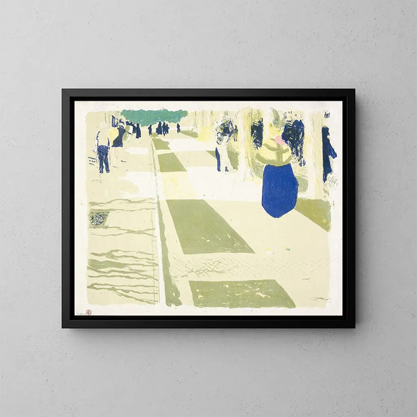 L'avenue - Édouard Vuillard — framed artwork on a wall
