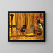 De biljartkamer in het kasteel van Clayes - Édouard Vuillard — ingelijst kunstwerk aan de muur