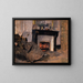 La Cheminée - Édouard Vuillard — ingelijst kunstwerk aan de muur