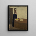 Vrouw in het zwart - Édouard Vuillard — ingelijst kunstwerk aan de muur