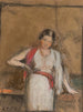 Studie voor het portret van Madame Freyssinet - Édouard Vuillard — weergave van het kunstwerk