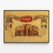 Vintage Coca-Cola poster elegant en fris — ingelijst kunstwerk aan de muur