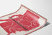 Vintage poster van Dynamogénine in rood en wit