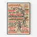 Vintage poster Elektrisch Verlichting 1886 - Internationale Tentoonstelling Paleis van de Industrie
