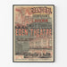 Poster Groot Benefietbal in het Eden Theater 1886