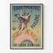 Vintage poster Eden Théâtre La Phalène Miss Aenea Ballet La Cour d'Amour