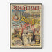 Theatraal vintage poster Le Petit Duc Opéra Comique