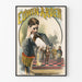 Vintage poster Edwin Arden schaakspel theater