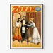 Vintage poster Zorah romantisch stuk van Edwin Arden
