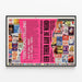 Vintage Poster Een Spoor op de Muur 1963-1983 Artem Legrand — ingelijst kunstwerk aan de muur