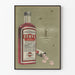 Vintage reclameposter voor Efryl-siroop met efedrine