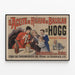 Vintage poster Hogg levertraatolie — ingelijst kunstwerk aan de muur