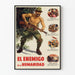 Vintage propagandaposter van het militaire propagandaposter « El Enemigo de la Humanidad »