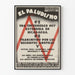Vintage poster El Paludismo - Bewustwording tegen malaria in Nicaragua