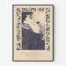 Artistieke poster Tentoonstelling Elie Abrahami Waterverven en Etsen 1979