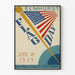 Poster Herdenkingsvlag Dag Elmhurst 1939 - Retro Amerikaanse Muurdecoratie