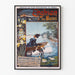 Vintage poster van Enghien-les-Bains, kuuroord en recreatiecentrum