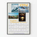 Poster Kalender 1994 met foto's van de Vier Seizoenen in de Verenigde Staten