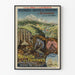 Vintage poster van de Grotten van Bétharram, Wonder van de Pyreneeën