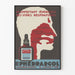 Vintage Poster Ephédrargol Nevelmiddel voor de Ademhalingswegen