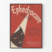 Vintage poster Ephedrocure olie voor de luchtwegen