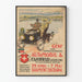 Vintage poster van de autobeurs en fietsbeurs Genève 1905