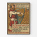 Vintage poster concours de chant masculin allemand Kassel 1899