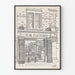 Vintage poster van boekenkastwinkel H.M. Fletcher in Londen