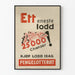 Vintage poster van de Noorse loterij Pengelotteriet