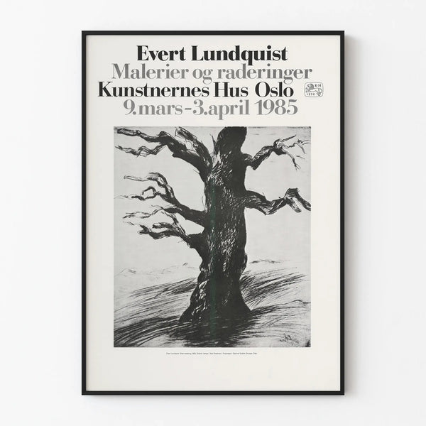 evert-lundquist-malerier-og-raderinger-kunstnernes-hus-oslo-9-mars-3-april-1985