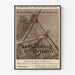 Vintage poster tentoonstelling Rebuilding Britain - Royal Institute of British Architects