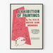 Vintage tentoonstellingposter van het U.S.I.S. Sketch Club