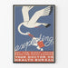Vintage poster met gezondheidsadvies door uw arts of gezondheidsbureau