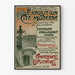 Vintage poster van de Moderne Stad Tentoonstelling in Nancy 1913