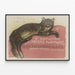 Vintage Poster Tentoonstelling Dierenkunstenaars Internationaal Kunstkring — ingelijst kunstwerk aan de muur