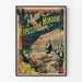 Vintage poster van de wereldtentoonstelling, concert en groot festival