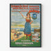 Vintage reclameposter MÖWE Conserven Arnold Sörensen Riga