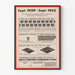 Vintage Poster Britse Mobilisatie Oorlog 1939-1942