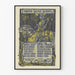 Poster Serie Beroemde Schotten - Middeleeuwse Ruiterillustratie