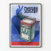 Vintage poster van Jammet met moutmeel en molenontwerp