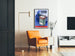 Vintage poster van Jammet met moutmeel en molenontwerp