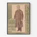 Vintage poster februari Scribner's - Mode mannelijke illustratie