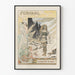 Art Nouveau Poster Fervaal van Vincent d'Indy door Lucien Métivet