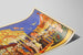 Vintage Poster Kermisfeest Animatie en Kleuren — weergave van het kunstwerk