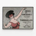 Vintage poster Fiesta des Toreadores Carnaval d'Espagne — ingelijst kunstwerk aan de muur